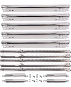 5 Pack Grill Burner & Heat Plate Kit for Char Broil Performance 2/4/5 Burner Gri