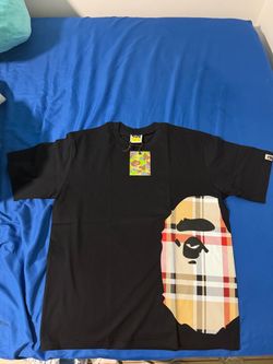Black Burberry bape shirt
