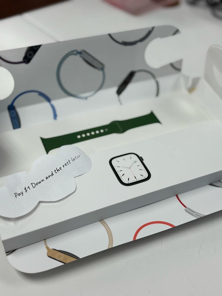 Apple Watch Series 7 - Payments Available - Pay $1 Down To take It home