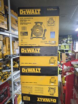 DEWALT CORDED 16"IN VARIABLE SPEED FAN NEW