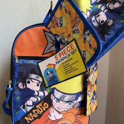 Naruto Backpack New 5 Pz