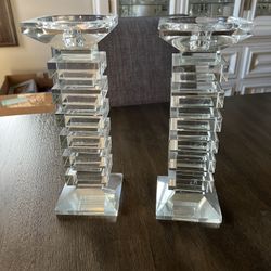 Gorgeous Crystal Candlesticks