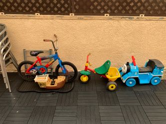 Bikes trikes trains and pirate ships