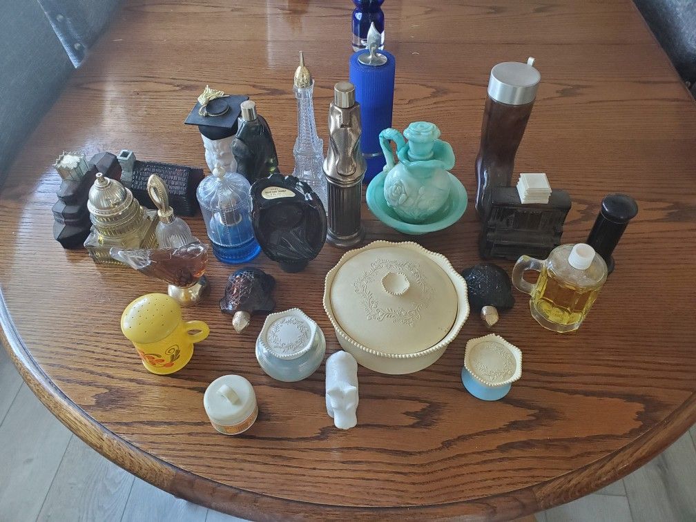 Vintage Avon Collectible Cologne Bottles