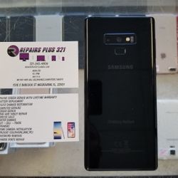 Unlocked Black Galaxy Note 9 128gb