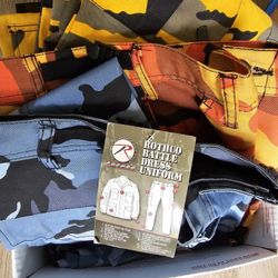 Lot Of 9 Rothco Camo Combat Tactical Police Military Cargo Pants