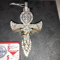 Cross Stone Pendant With Eye