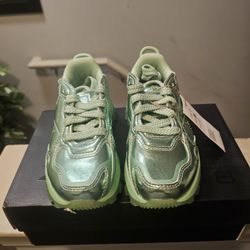 Reebok Cardi B x Classic Leather 11.5 Little Kid "Semi Pixel Mint"