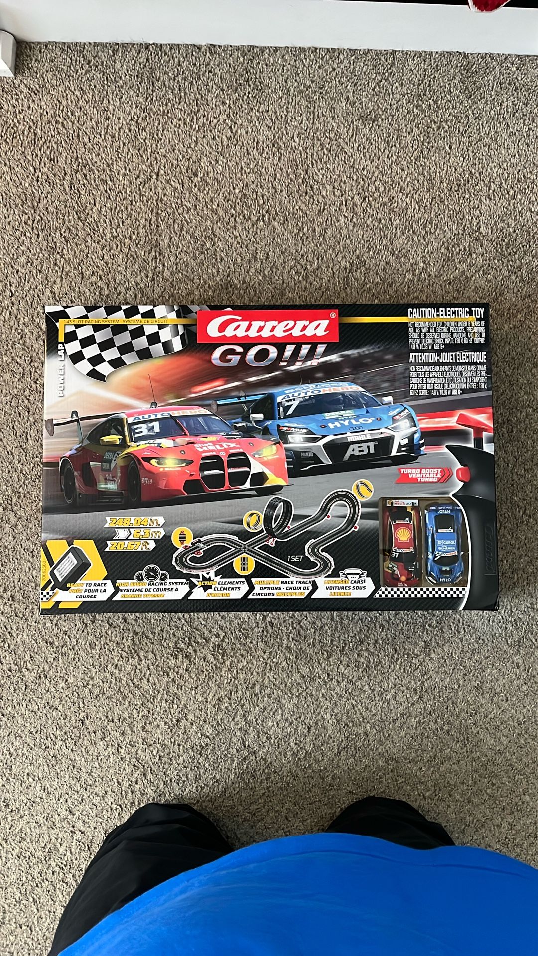 NIB Carrera GO!!! Power Lap Slot Car Set