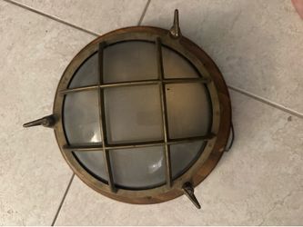 nautical-style bulkhead light