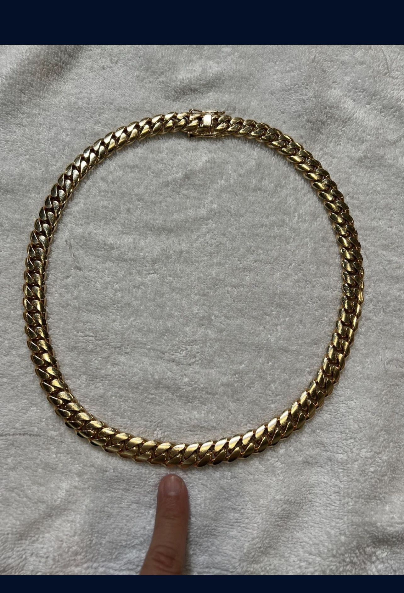 10k 24 In 13 Mm 300 G Yellow Gold Cuban Chain