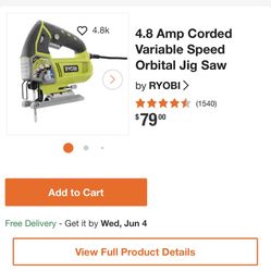 Ryobi Jigsaw Works Great 