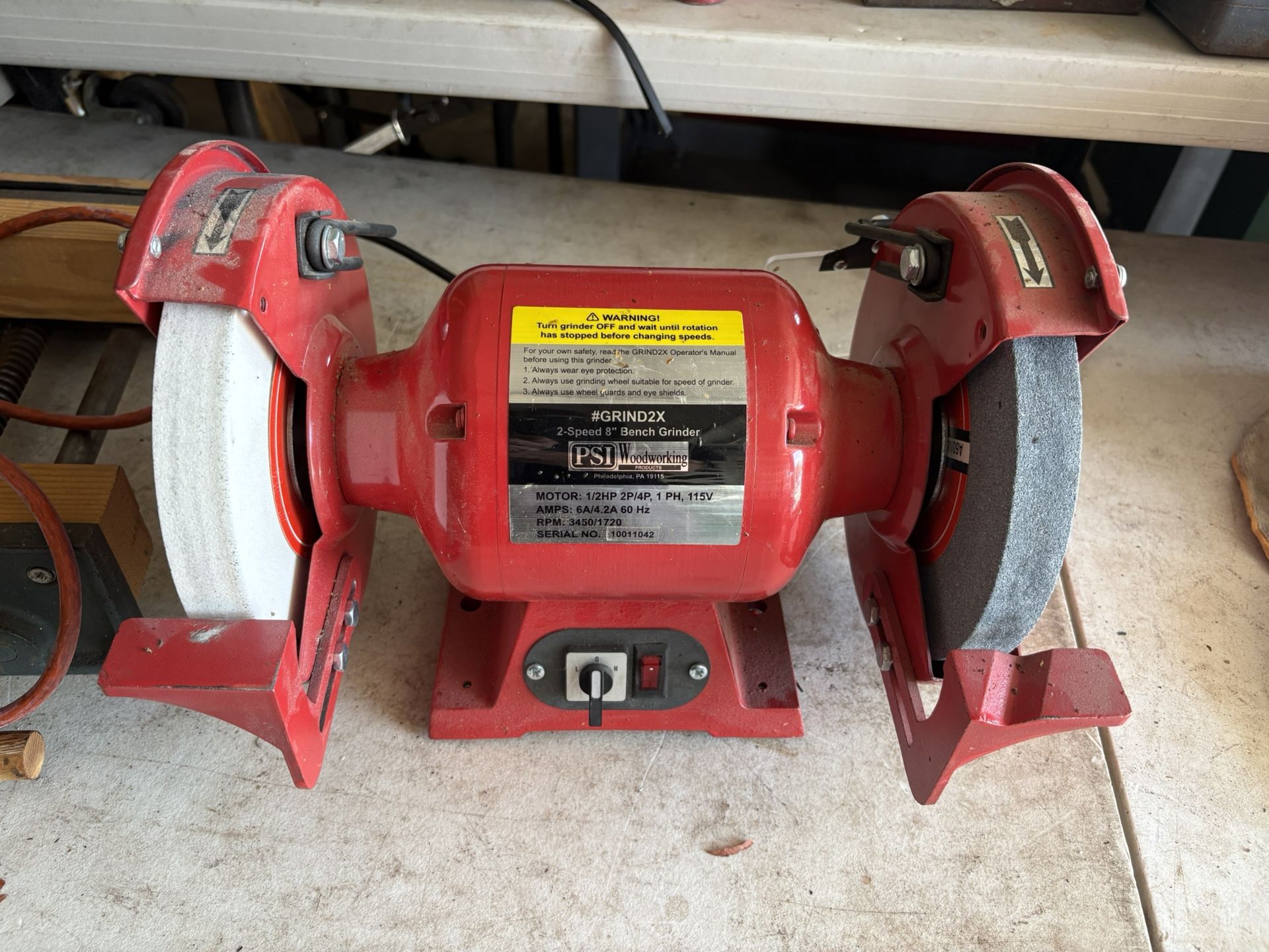 PSI 8” Bench Grinder 