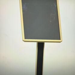 Floor Stand Sign Holder Poster Stand 20" x 28" GOLD 