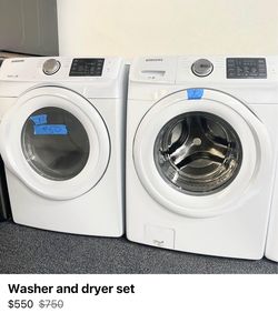 Washer & Dryer Set 