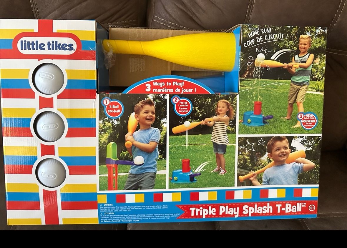 Little Tikes new triple splash ball play set