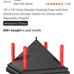 Chick Brooder Heating Plate 10” X 10”