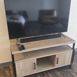 Samsung 55" with Samsung surround sound & TV stand