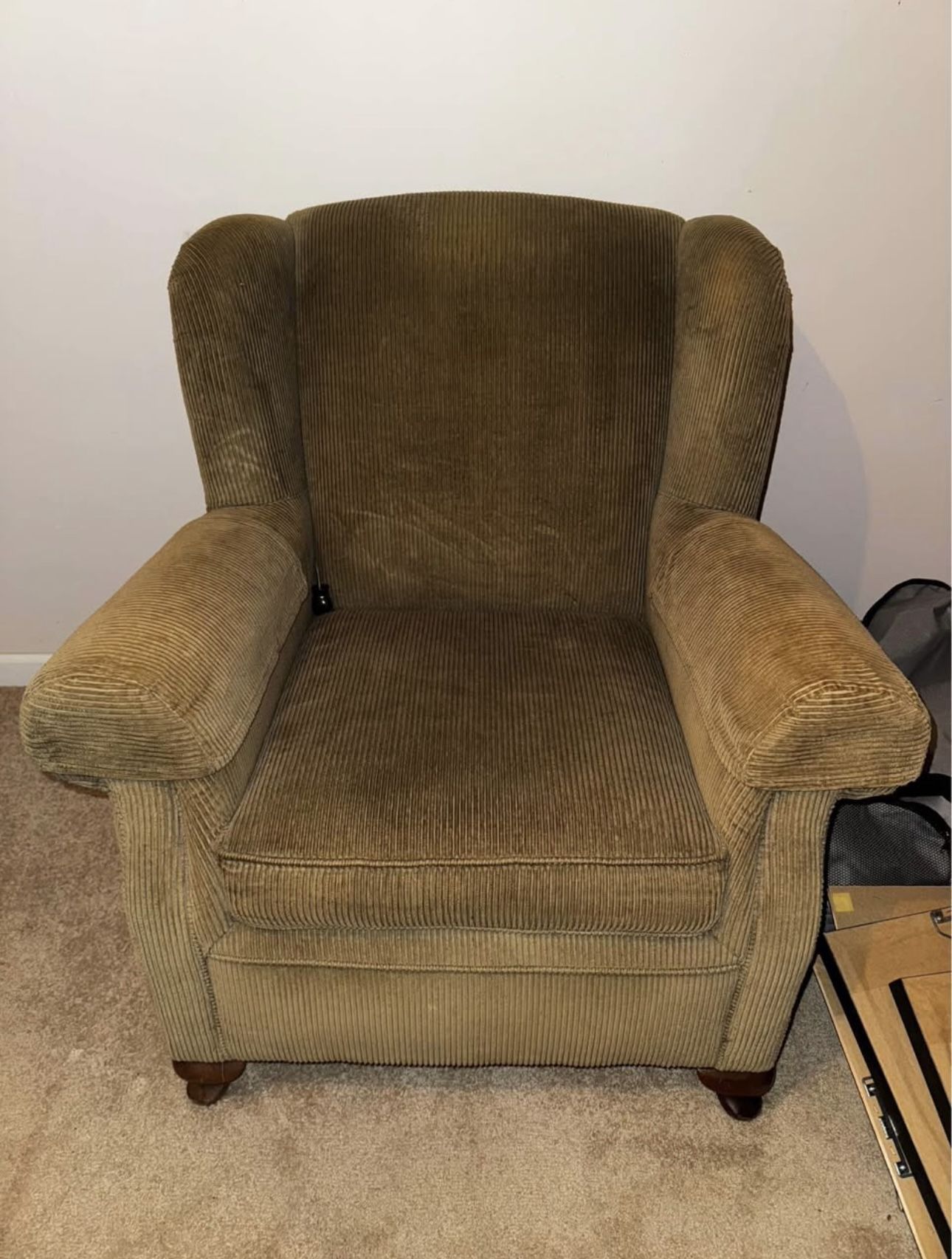 Vintage Suede Chair