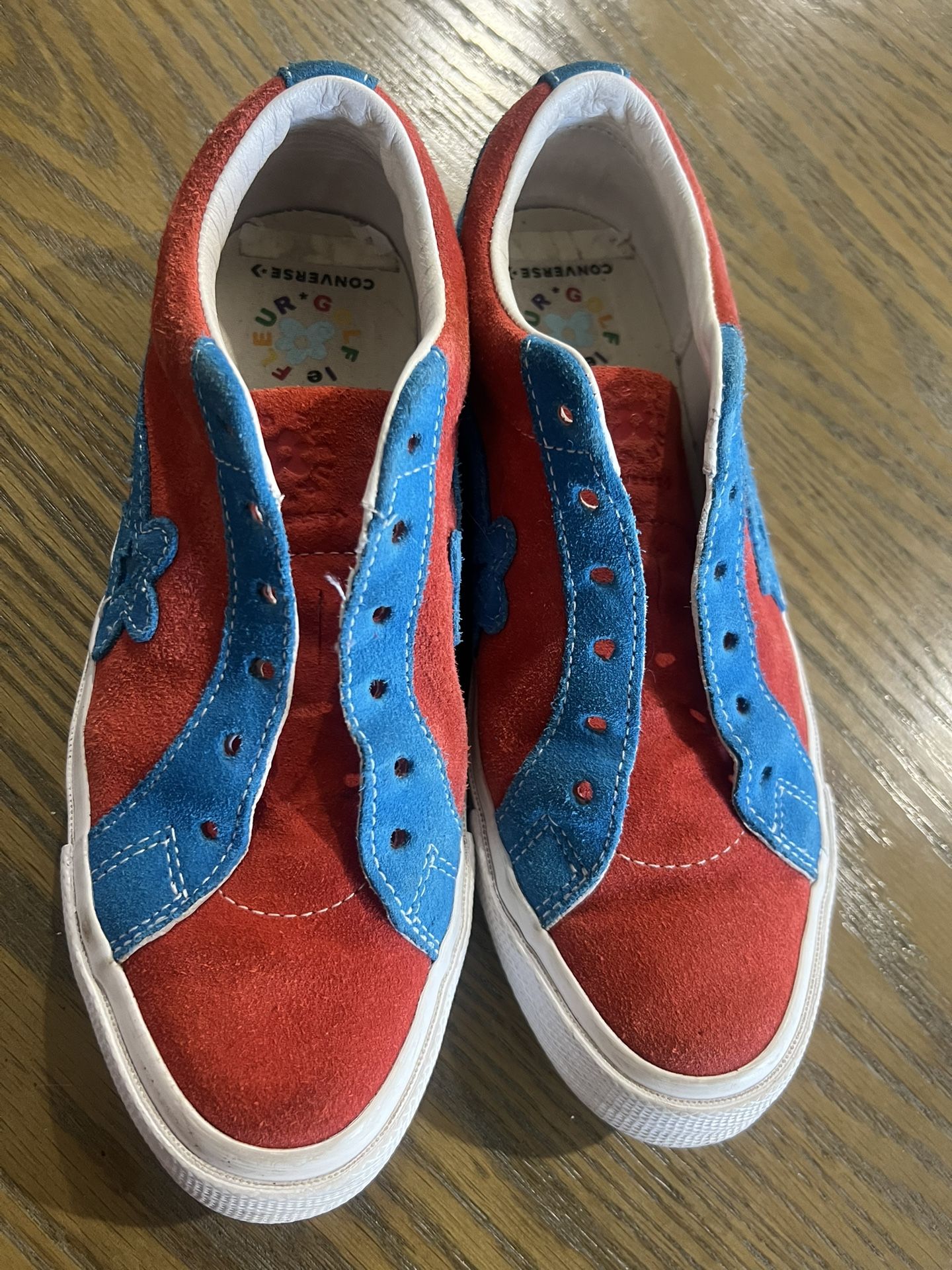 Golf Le Fleur Molten Lava x One star Ox suede shoes