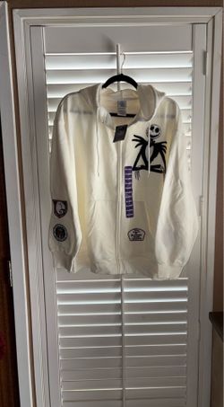 Disney Women’s Nightmare Before Christmas Jack Ivory Jacket Size XXL NEW