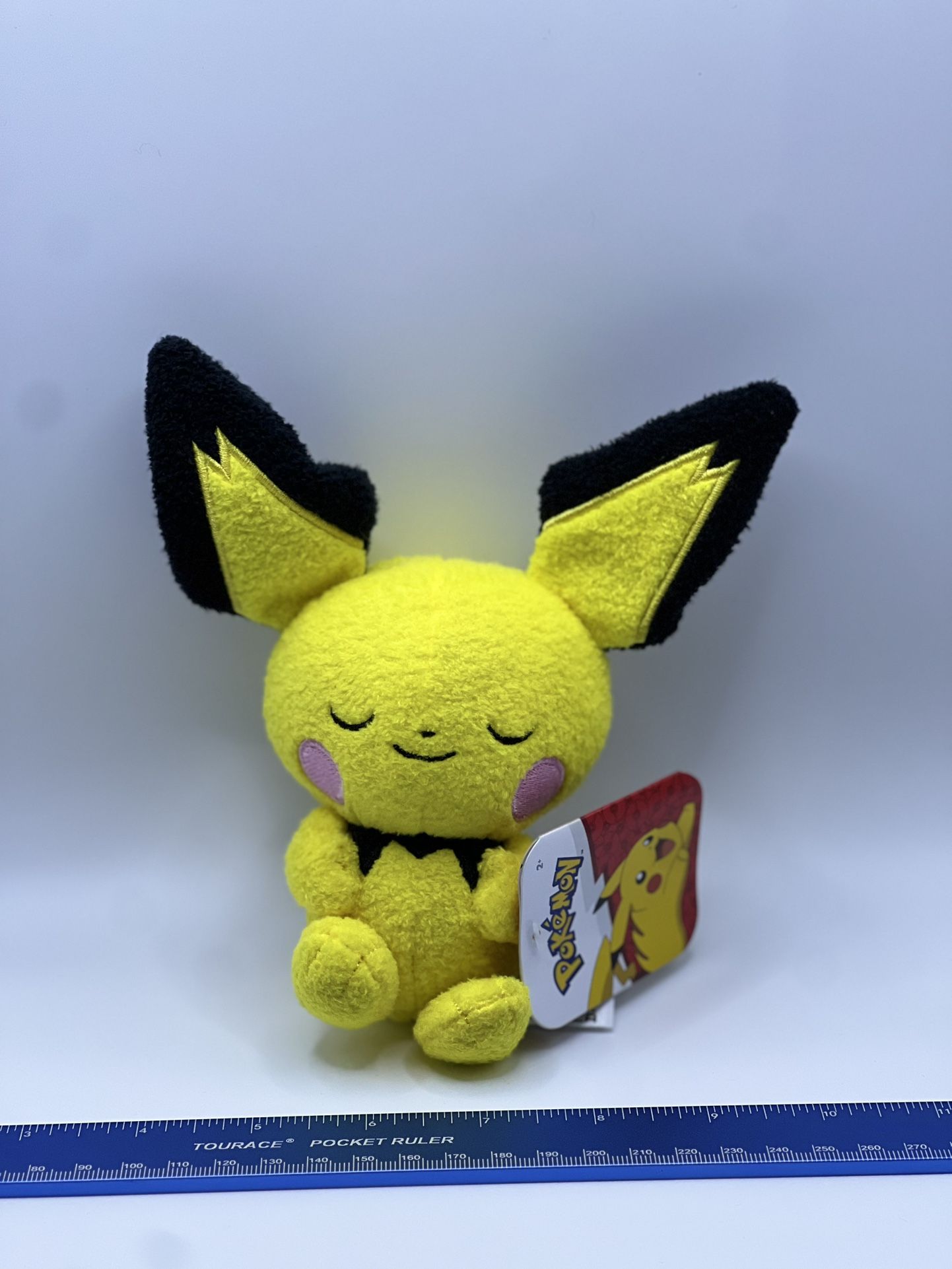 Pichu Sleeping Pokémon Plush 7”