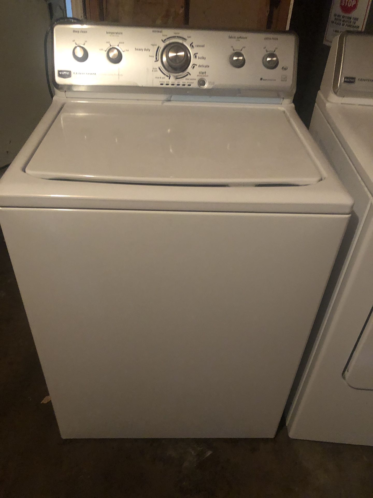 Maytag Centenial washer and dryer