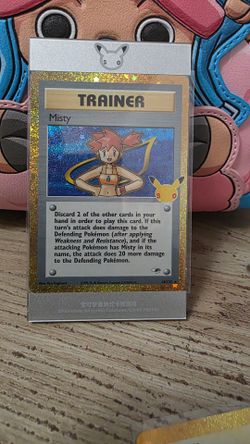 Pokemon 30th Anniversary Holo Misty Trainer 18/132