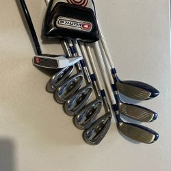 Ping G Le Women's Iron And Woods Set With Odyssey O Works 7 Putter LEFT