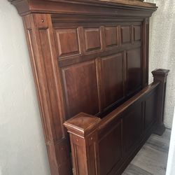 Queen Solid Wood Bed Frame 