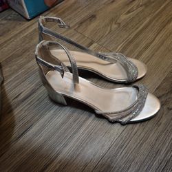 David's Bridal Block Heels