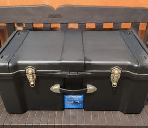 Contico deluxe trunk storage box locker 32” x 17” x 12.25” H plastic lockable