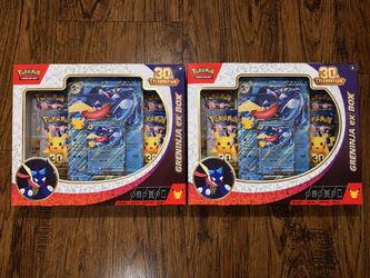 BUNDLE 2 Pokemon TCG: 30th Celebration Greninja ex Box Brand New Factory Sealed