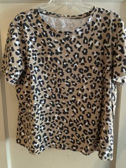 Womens Animal Print Top