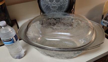 PRINCESS HOUSE FANTASIA HUGE  ROASTER CASSEROLE  w/LID~ 6 Qt~16.5 x 11.5