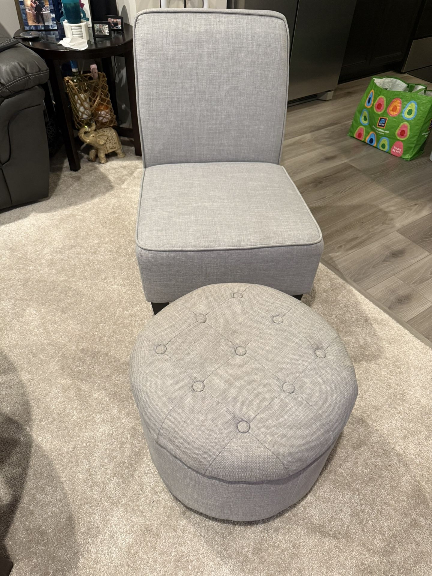 Chair & Ottoman