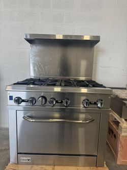 NEW 36 Inch 6 Burner Gas Stove.. Cocina De 6 Hornillas 