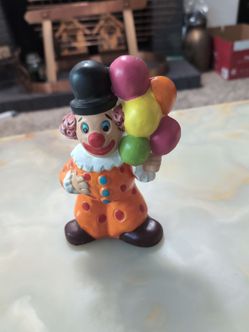 Ceramic clown