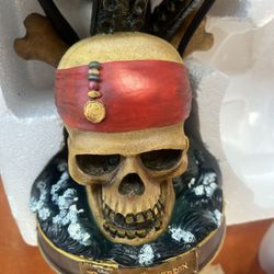 (2) Pirates of the Caribbean Disney at Worlds End Store Lamp NEW