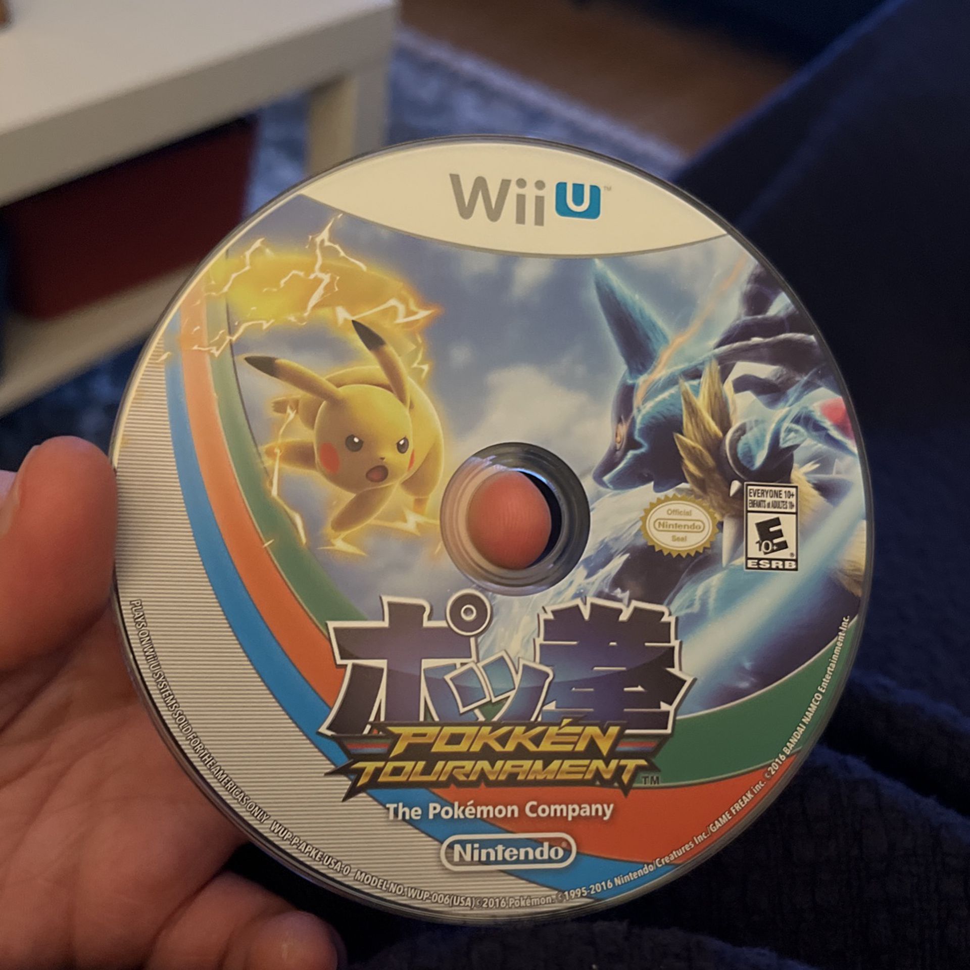 Pokkén Tournament (Nintendo Wii U, 2016) Disc Only Pokken 