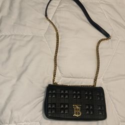 Burberry TB  Quilted Leather Shoulder Bag