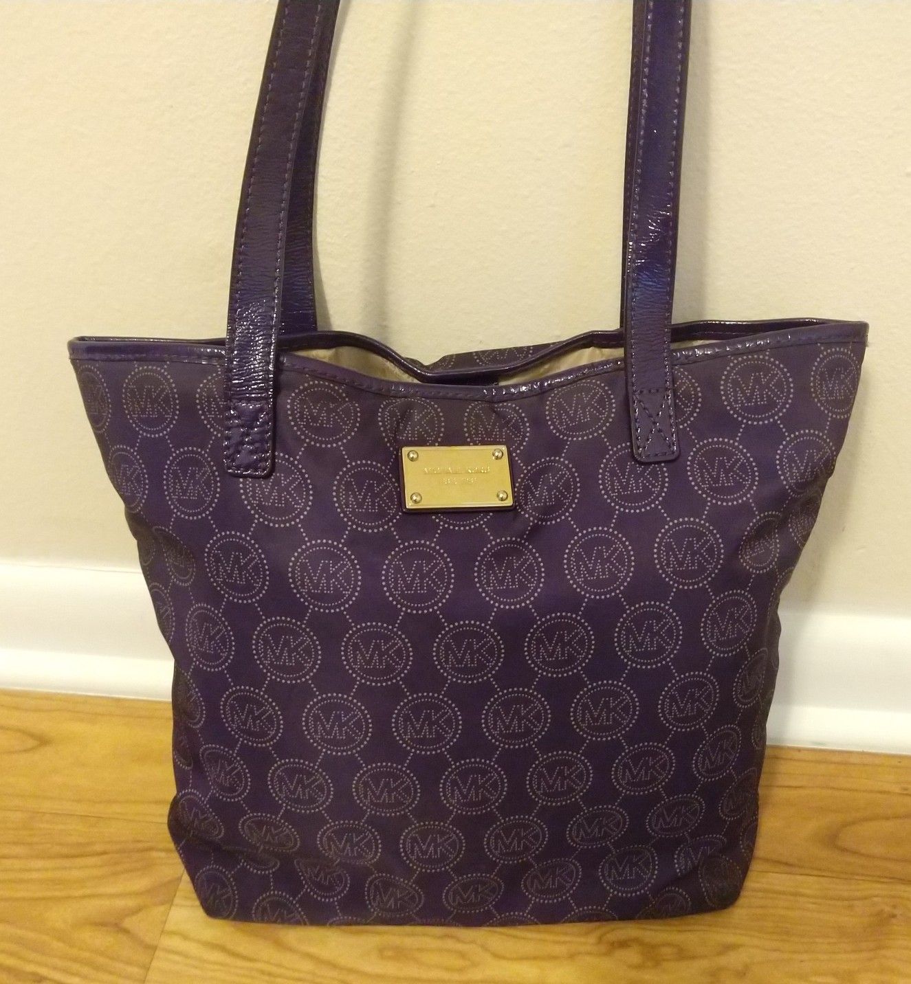 Michael Kors Purple Tote Bag