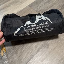 Snow Chains - Glacier Passenger Cable Chains 