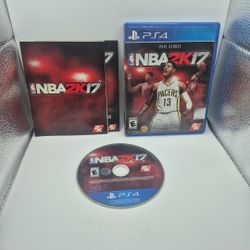NBA 2K17 PS4 Video Game w/ Paul George Cover (Playstation 4, 2016)