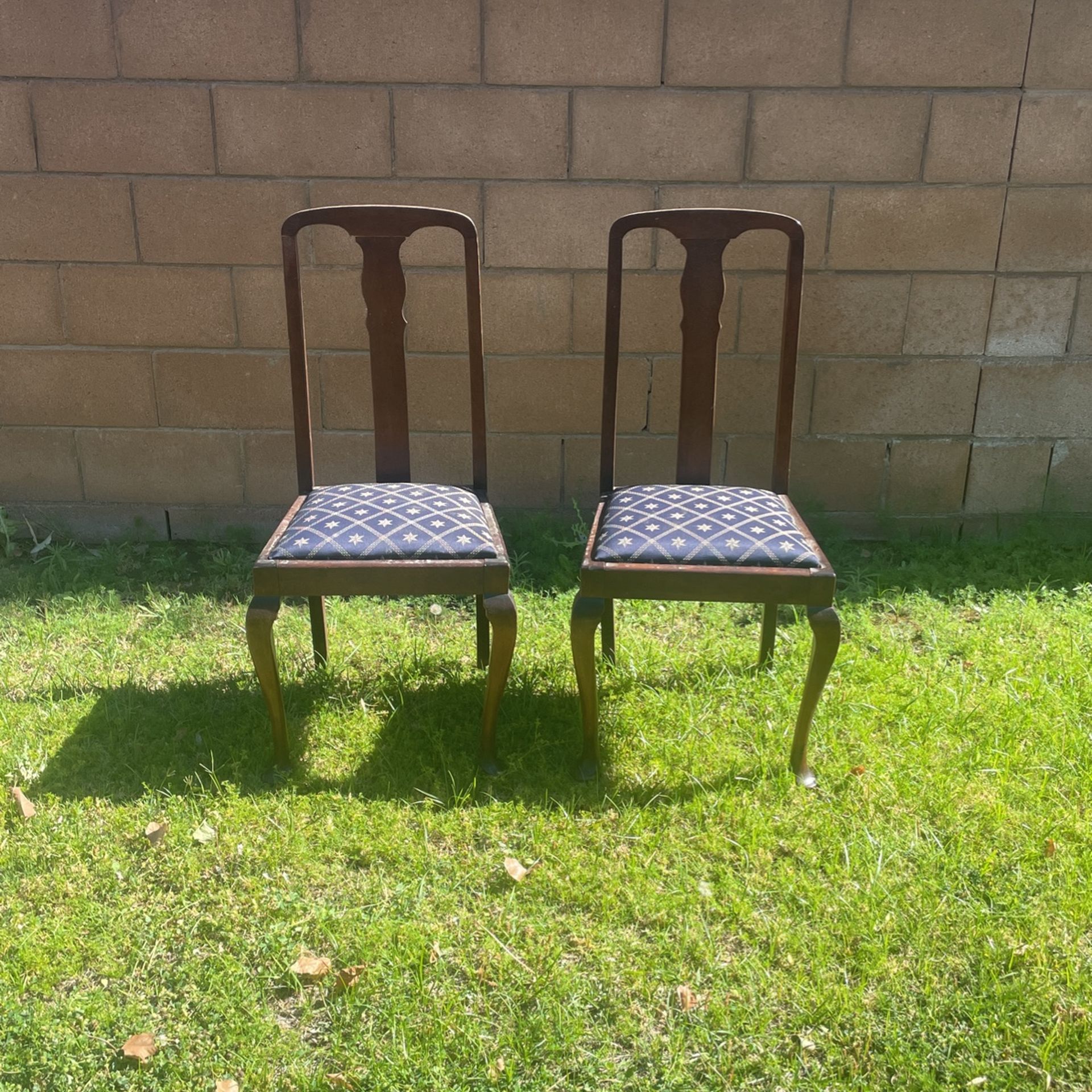 wooden chairs