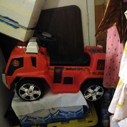 Riding/Driving Rescue FireTruck For Child 2-4 Years Of Age