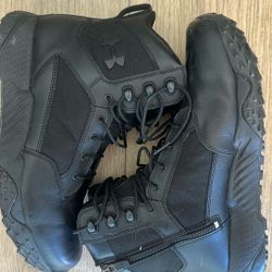 M Sz 10.5 Under Armor Tac Boots Side Zip