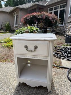 Ivory night stand