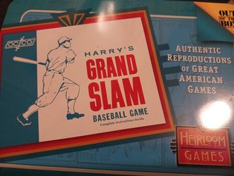 Harry’s Grand Slam Baseball Game 1962 Brand New and Factory Sealed