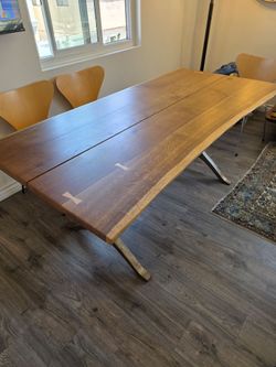 Live edge wood table